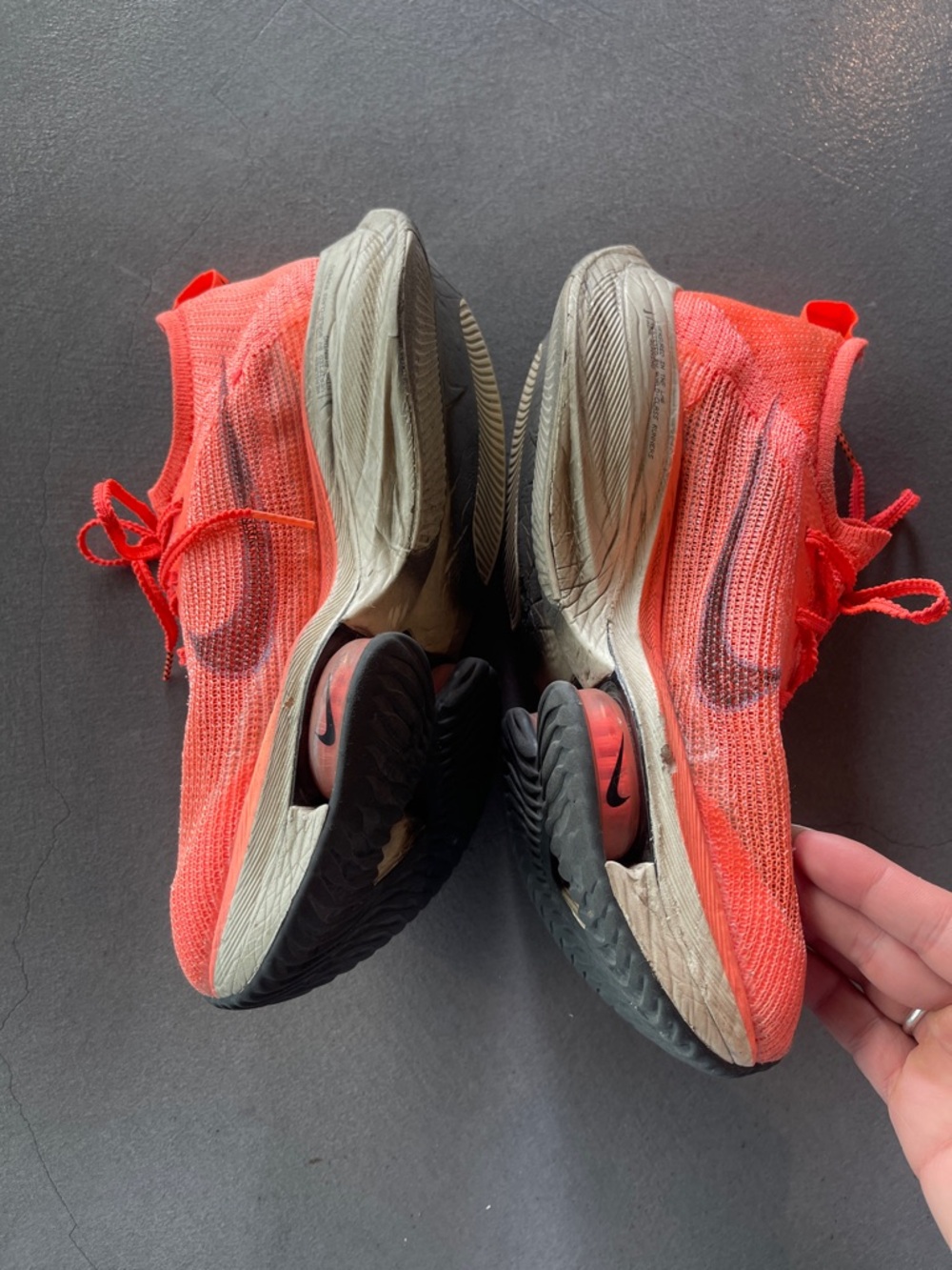 Nike Air Zoom Alphafly Nesxt%vBright Mango Orange Running Sneakers M 7.5, W 9 - Picture 4 of 9